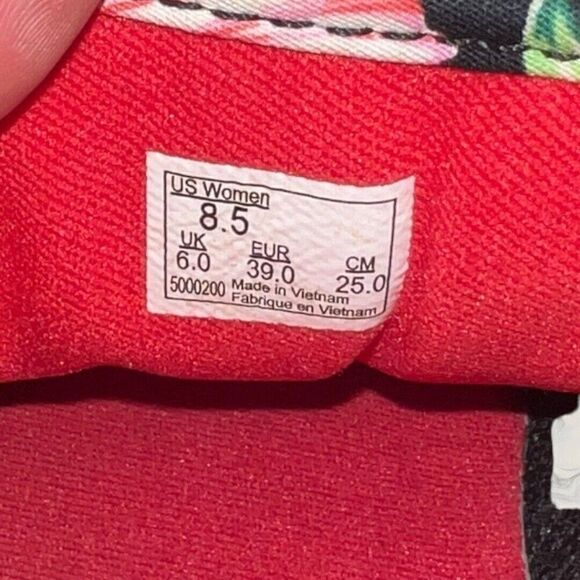 Vans Off The Wall Tropical Colorful Summer Floral Shoes sneakers Women Size 8.5 - Picture 8 of 8